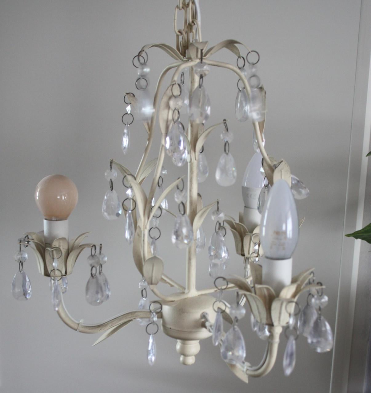 Vintage hanglamp met 3 lichtpunten