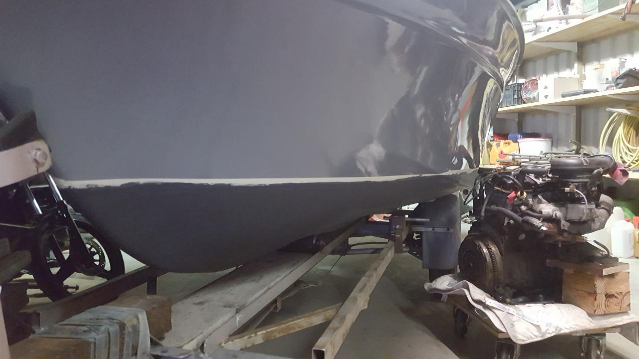 Bootje met trailer