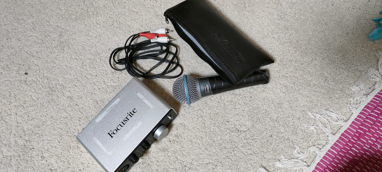 Focusrite itrack Solo inclusief microfoon