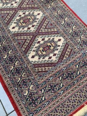 💐Prachtig Sfeervol Handgeknoopt Vintage Vloerkleedje Louis de Poortere💐