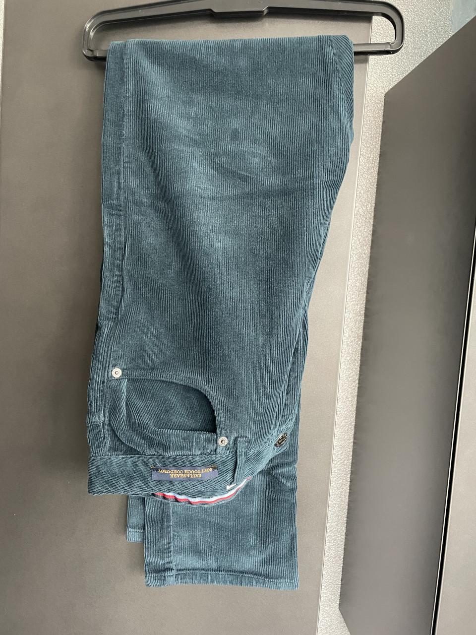 Heren pantalon rib