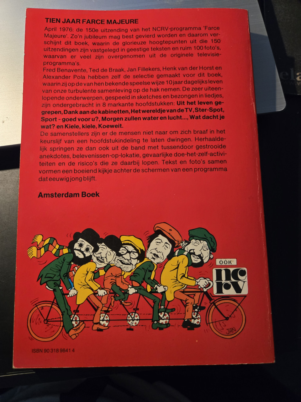 Boek : Tien Jaar Farce majeure, Uit het leven gegrepen. 1976 11e druk