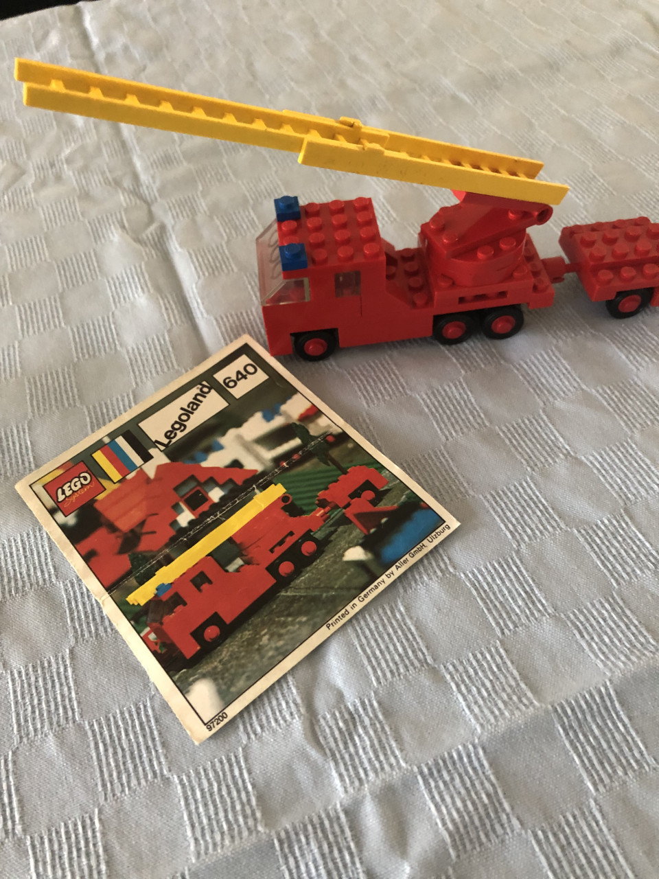 Lego vintage kleine ladderwagen