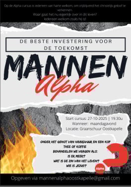 Bijbelcursus mannenalpha Alpha Nederland