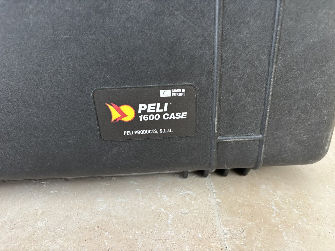 Peli Case 1600, water- en stofdichte koffer