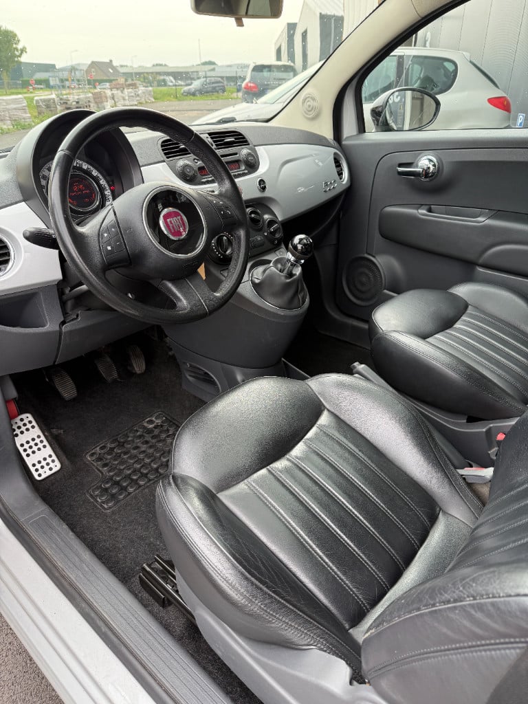 Fiat 500 1.2 - rosa - glazen dak