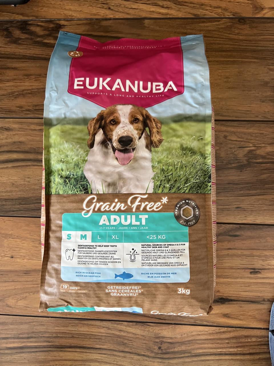 Eukanuba brokjes graanvrij vis s/m