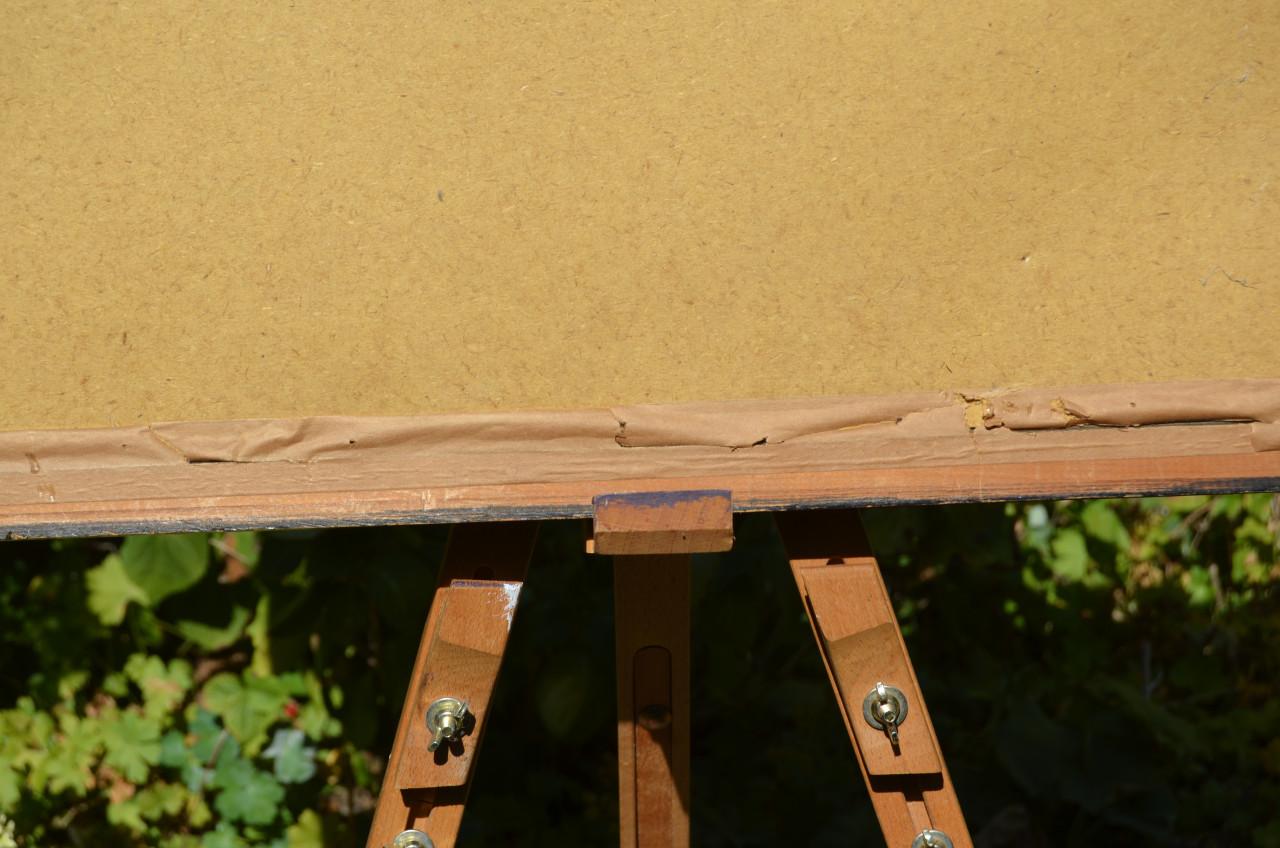 Nog een bootje in rivierlandschap, gesigneerd