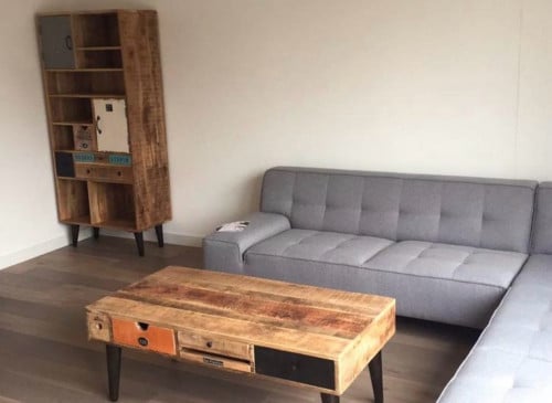 Stoere mango houten salontafel