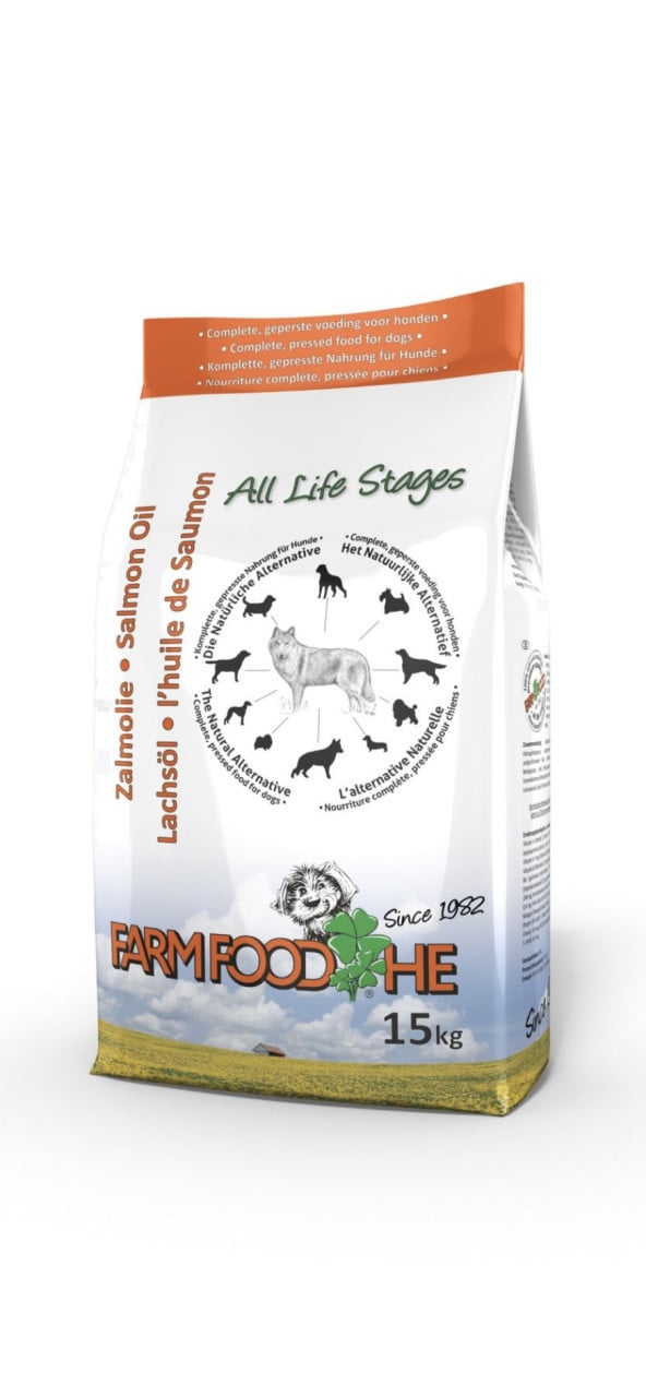 Farmfood zalmolie hondenbrokken