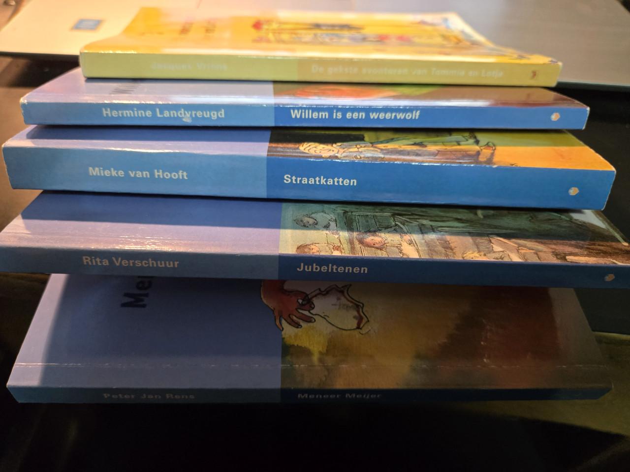 5 boekjes van Boektoppers