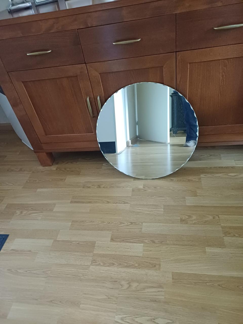 Ronde Spiegel Facet geslepen