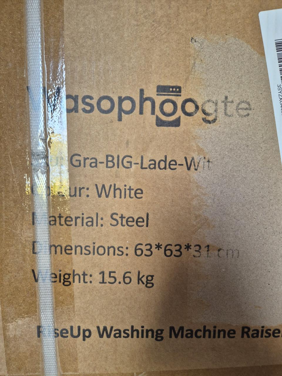 Wasmachine / droger lade