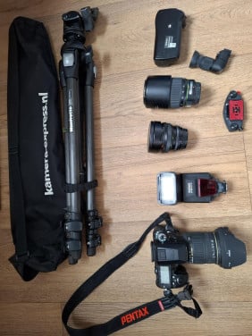 Pentax Camera K-5 met exstra lenzen & accessoires