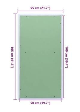 Nieuw toegangspaneel 105 x 55 cm Buitenwerkse maat