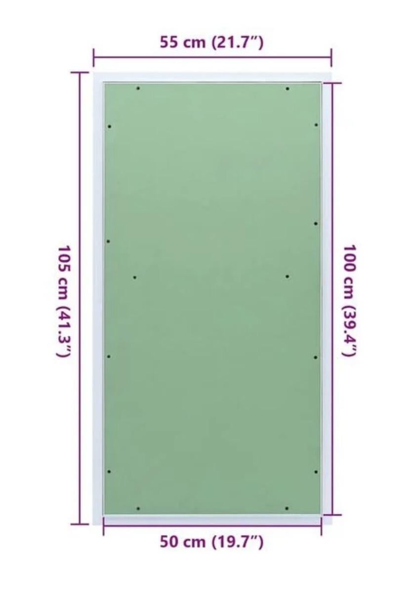 Nieuw toegangspaneel 105 x 55 cm Buitenwerkse maat