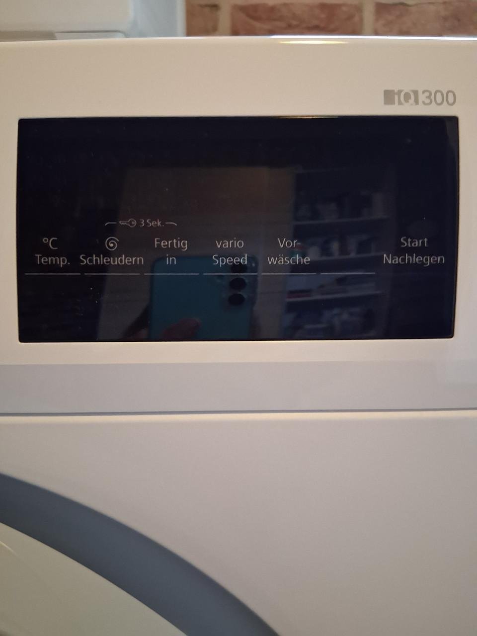 Fonkel nieuwe wasmachine