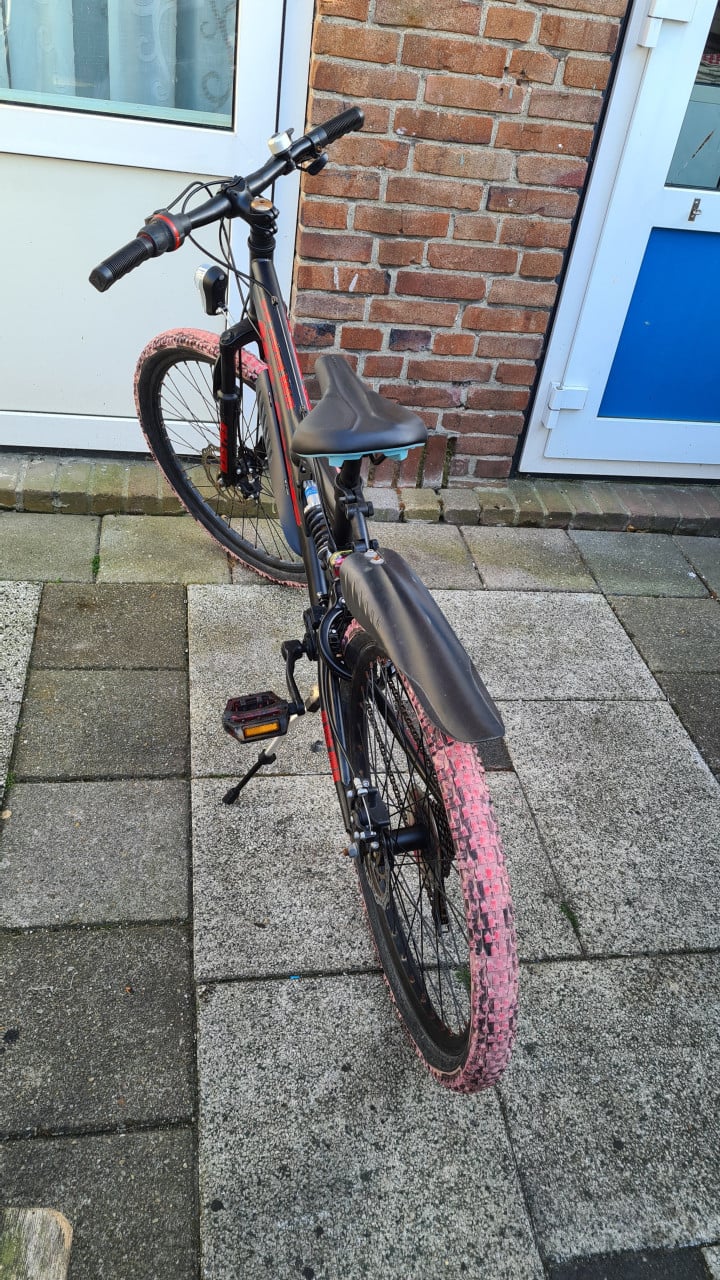 Jongens fiets mountainbike met 5 versnellingen-24 inch