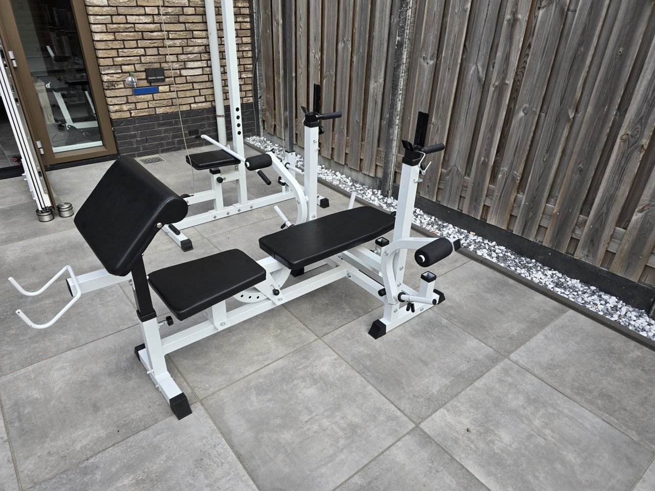Gorilla Sports latpulley en halterbank