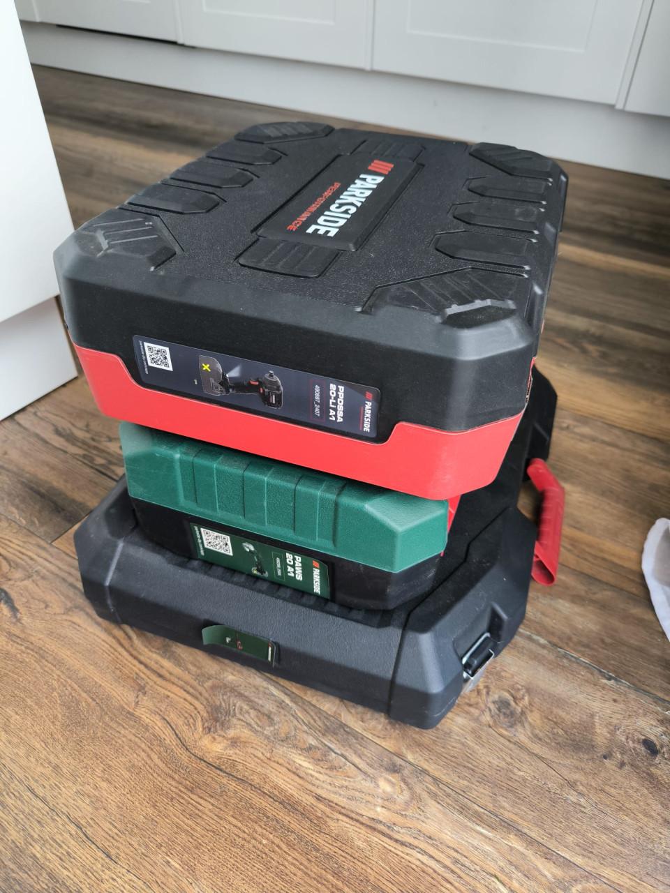 GRATIS Lege gereedschapskoffers Parkside
