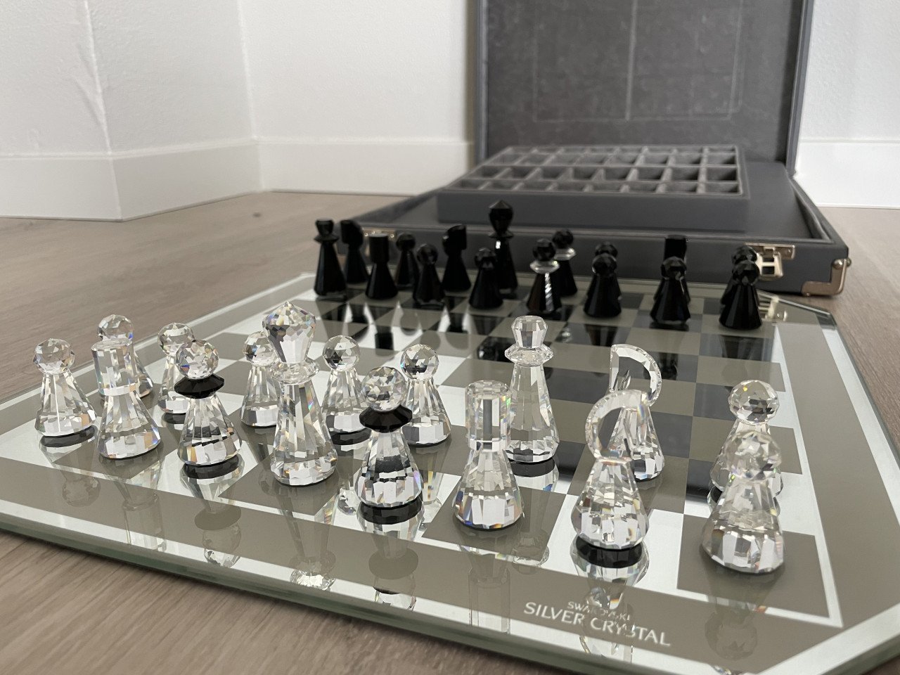 Schaakspel Swarovski Kristal
