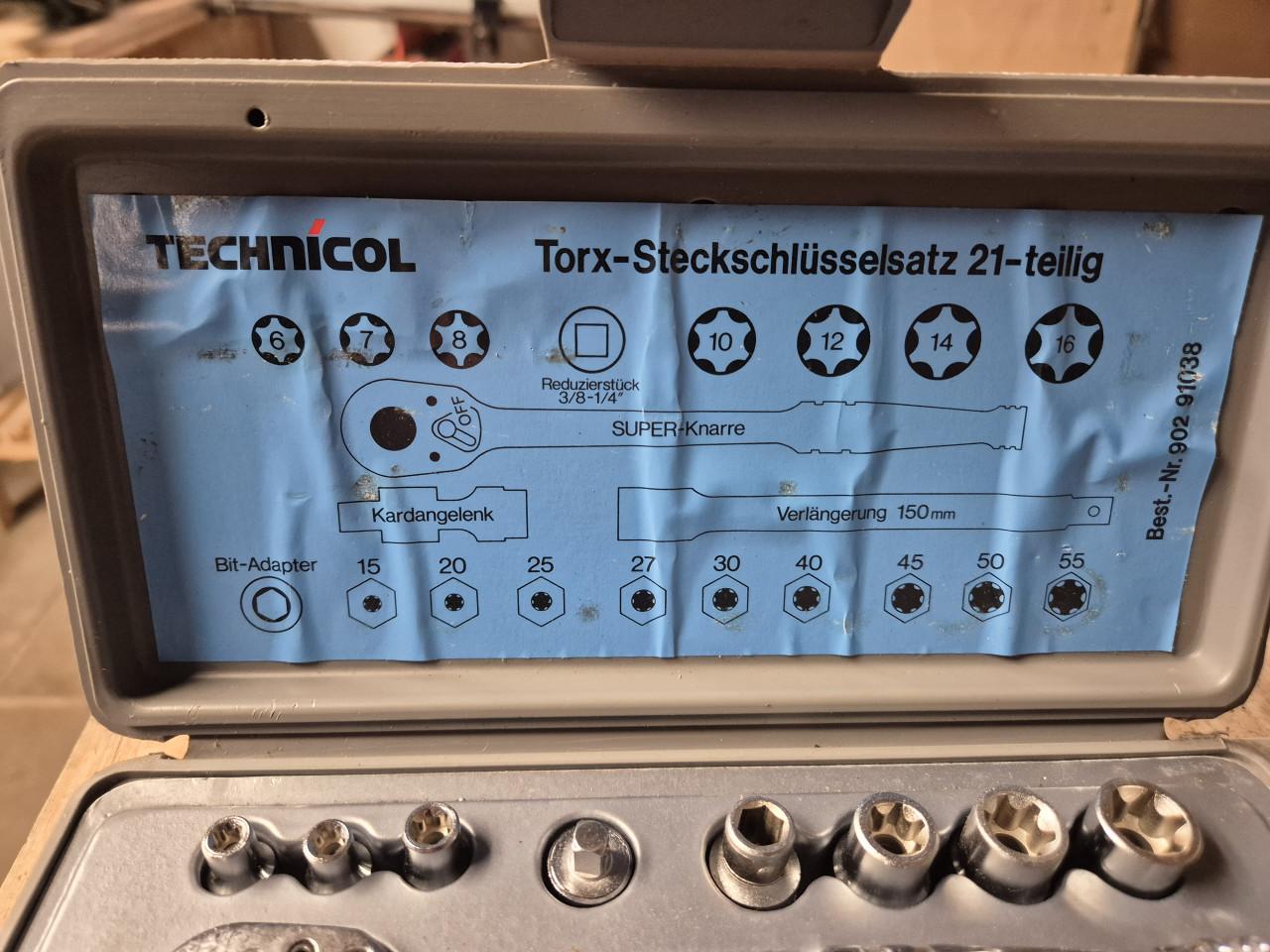 Torx ratelsleutelset
