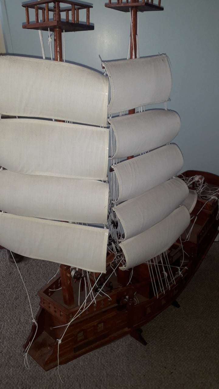 Grote model zeilboot