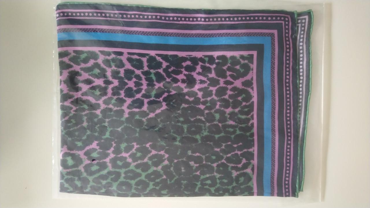 Becksöndergaard shawl luipaard print 100% zijde - NIEUW