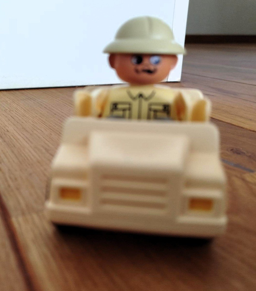 DUPLO SAFARI AUTO MET BESTUURDER