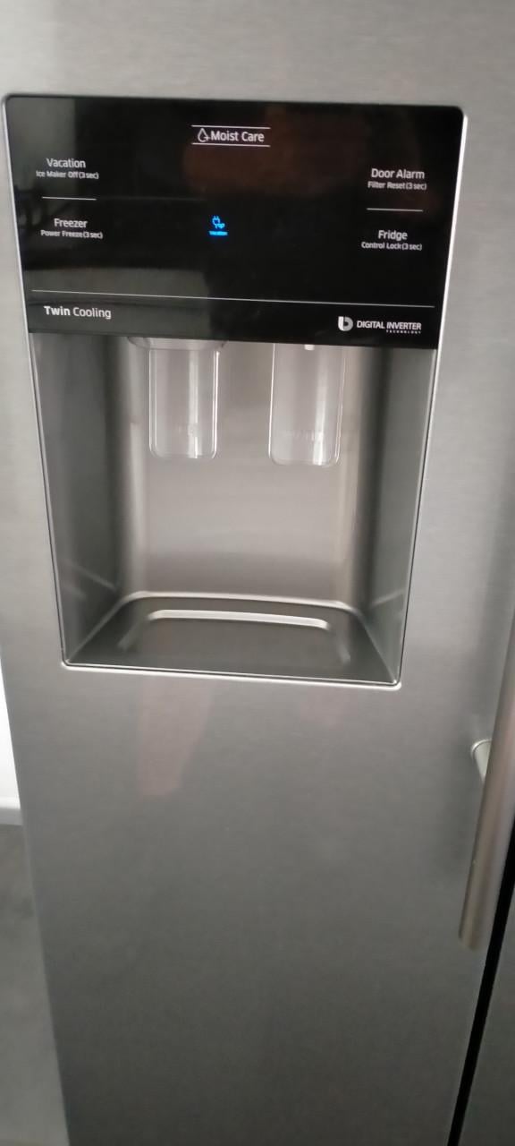 Koelkast Dubbele kast met aansluiting op waterleiding