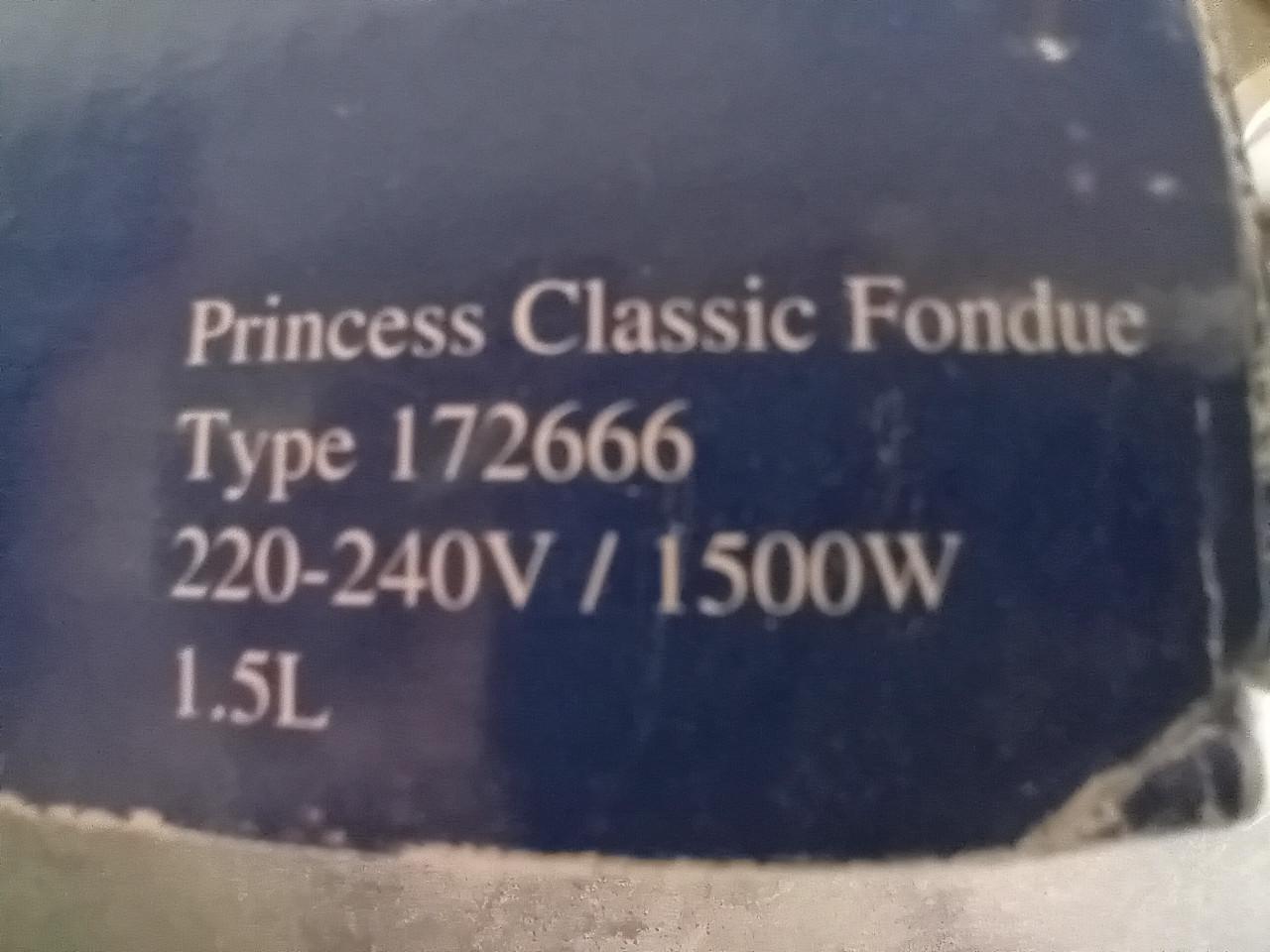 Nieuwe Princess fondueset