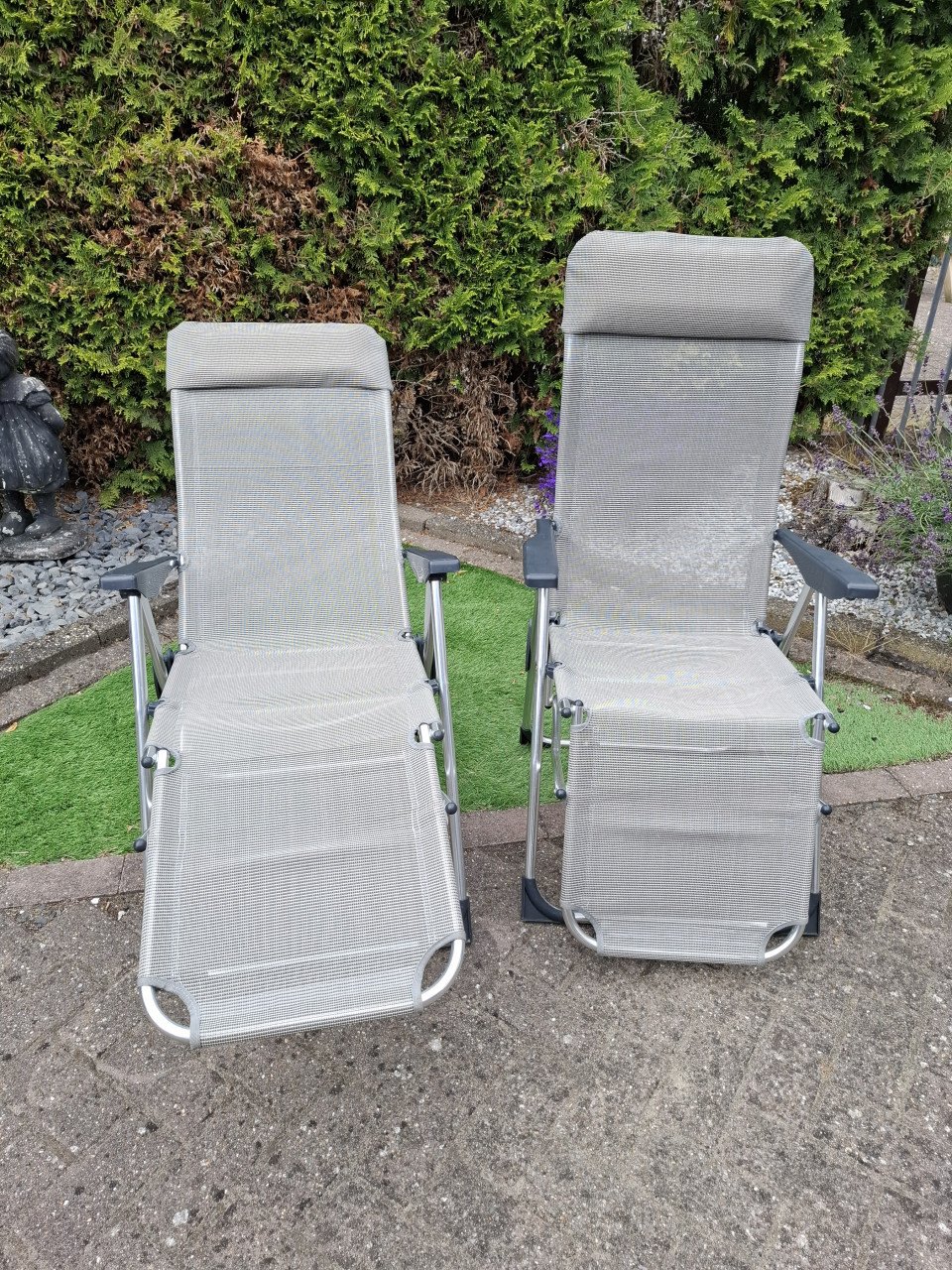 Set fijne tuinstoelen