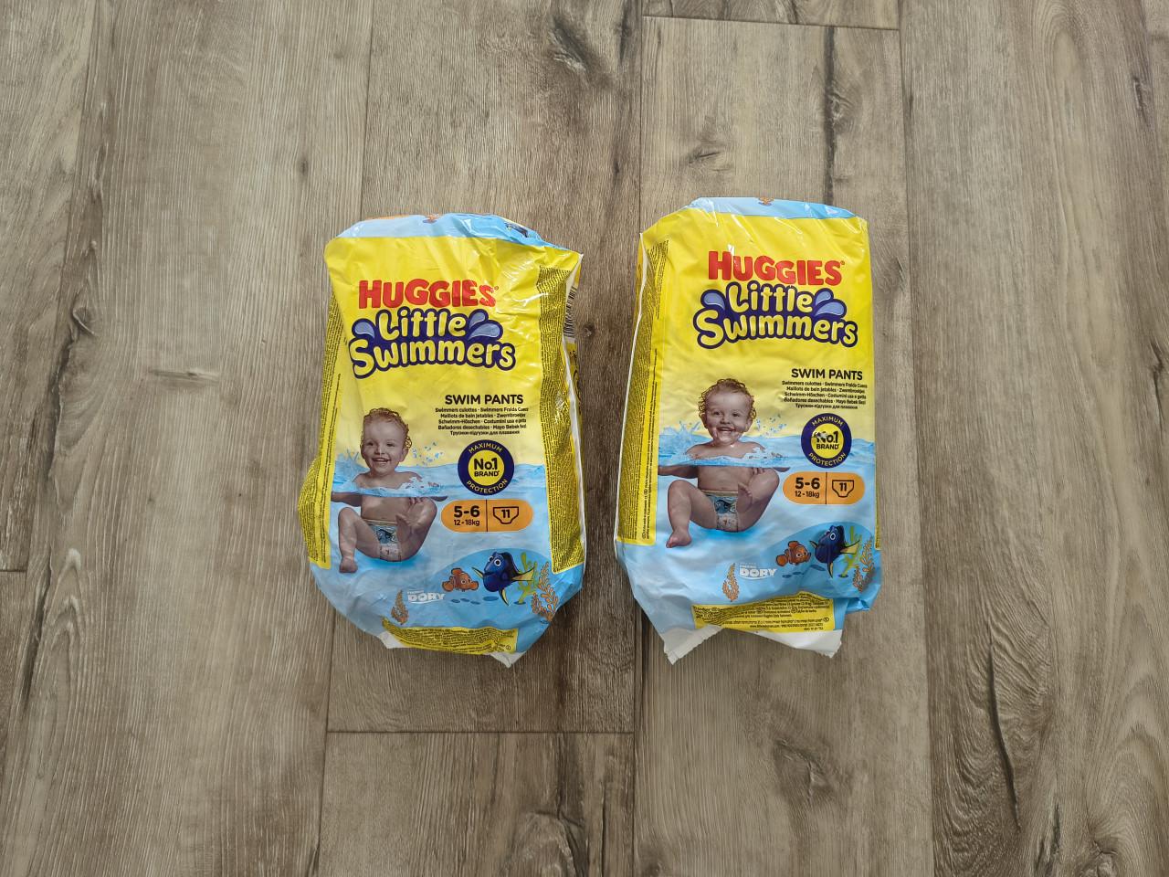 Nieuwe Huggies Little swimmers zwemluiers, 12-18 kg. 18 st.