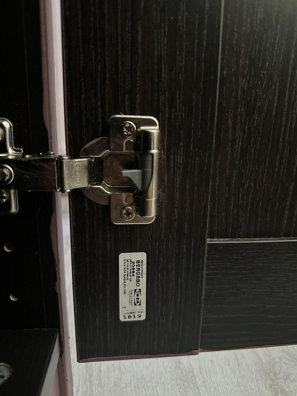 IKEA PAX kast met BERGSBO deuren