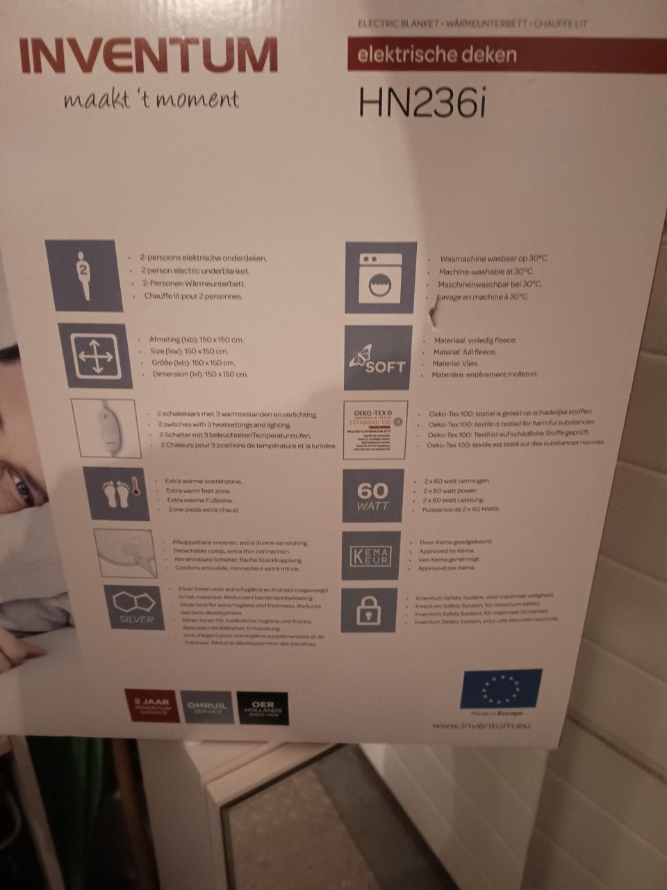 Twee personen elektrische deken