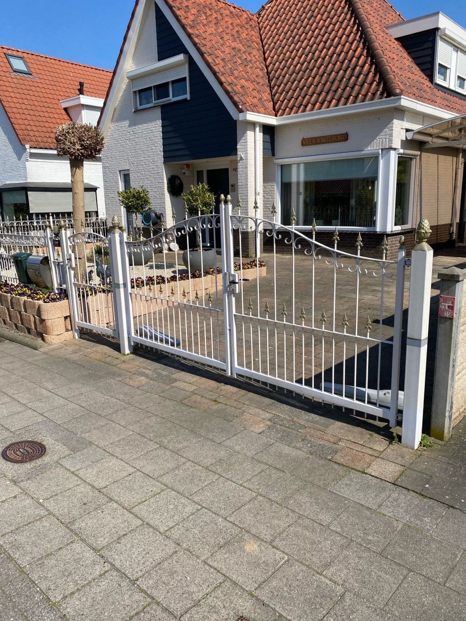 Dubbele draaipoort elektrische bediend