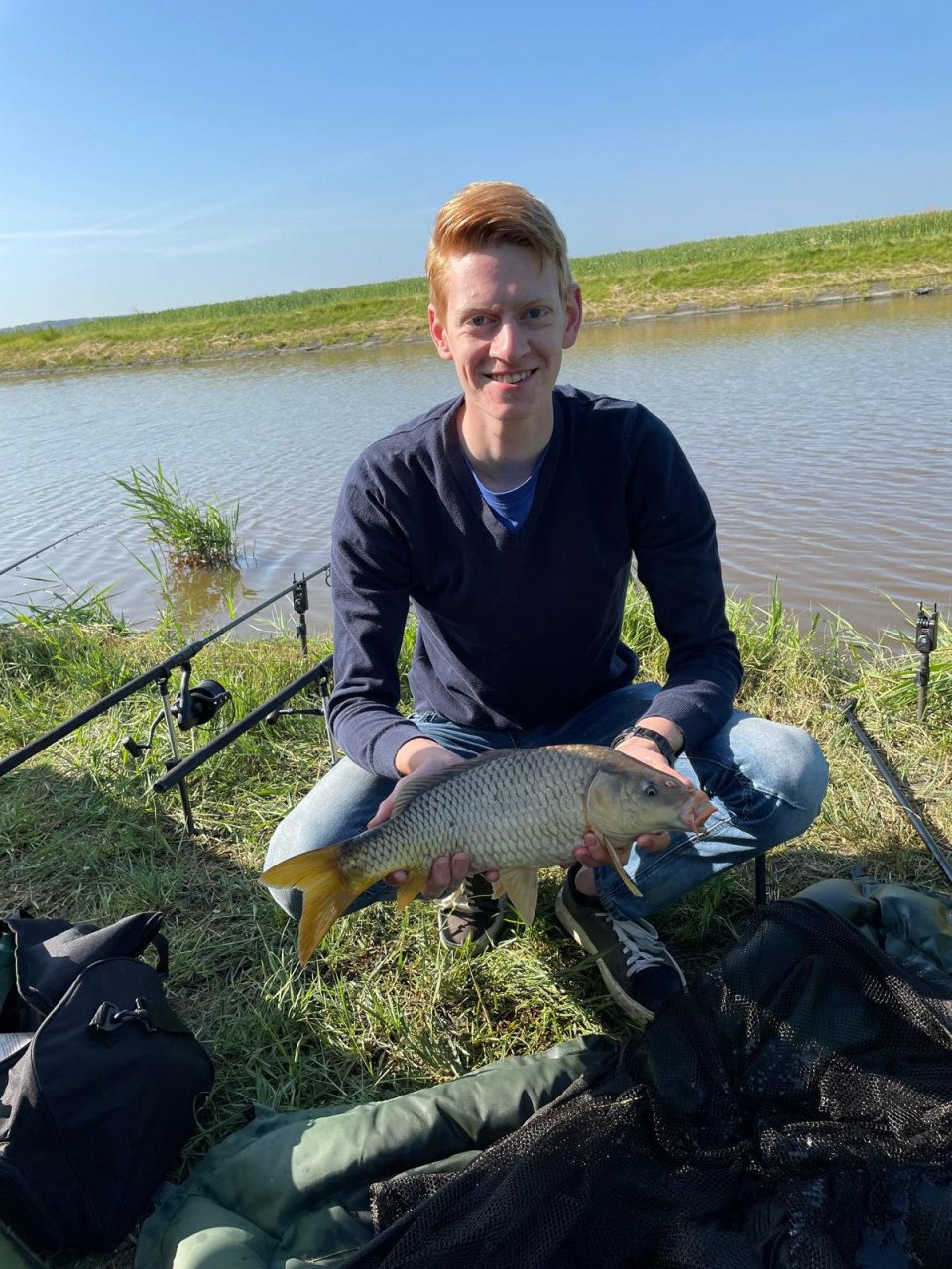 Grote karpersvangen en brasem op de nieuwe vijver Souburg noord € 17,50