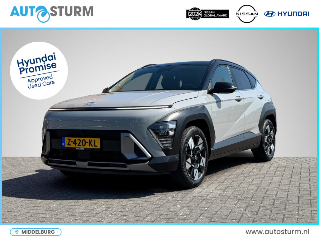 Hyundai Kona 1.6 gdi hev premium | two-tone lakkleur | stoelverwarming + -v