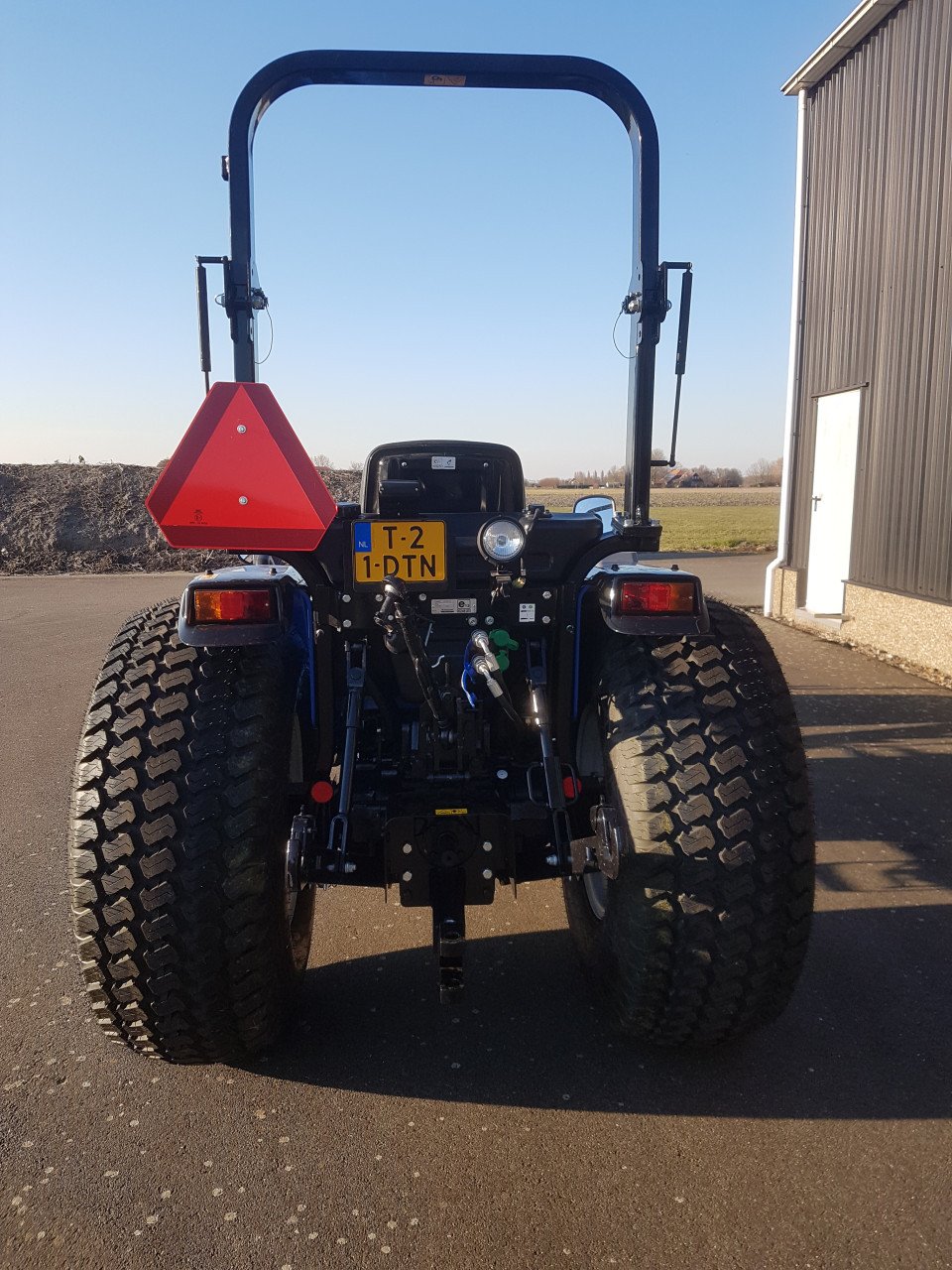 Tractor met maaier