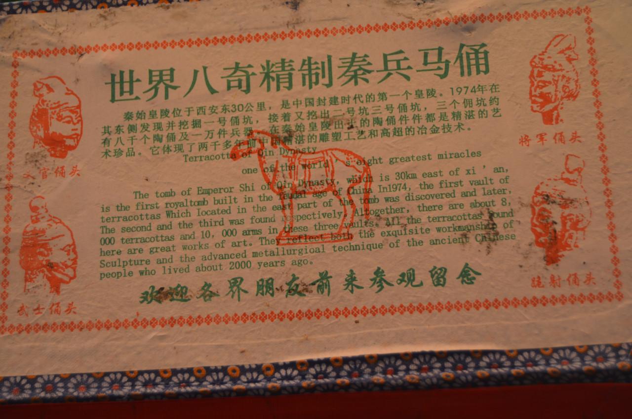 Terracotta army China waarsch. souvenir ipst