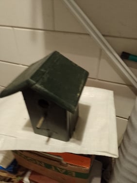 Vogel voer huis + vogel netkastjes