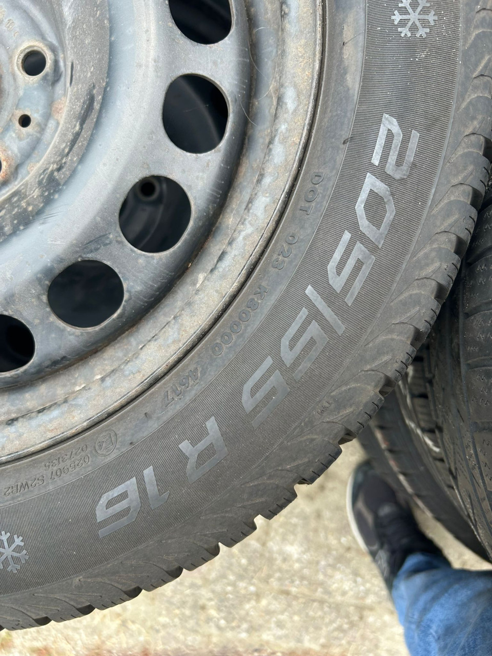 STALEN VELGEN MET VREDESTEIN SNOWTRACS BANDEN 16 INCH