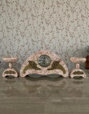 ✨Prachtige Sfeervolle Art Deco Pendule Set✨1920-1930✨