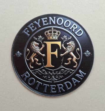Feyenoord Houten Decoratiebord