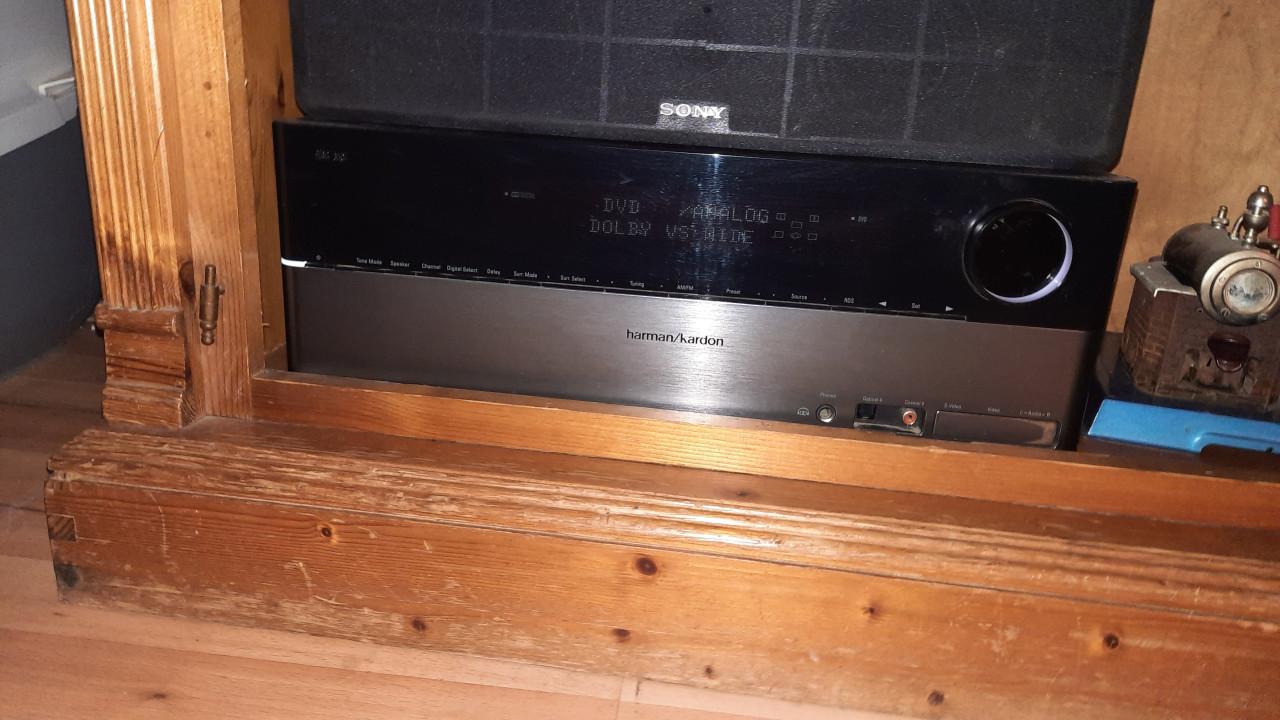 Harman kardon versterker met afstandsbediening