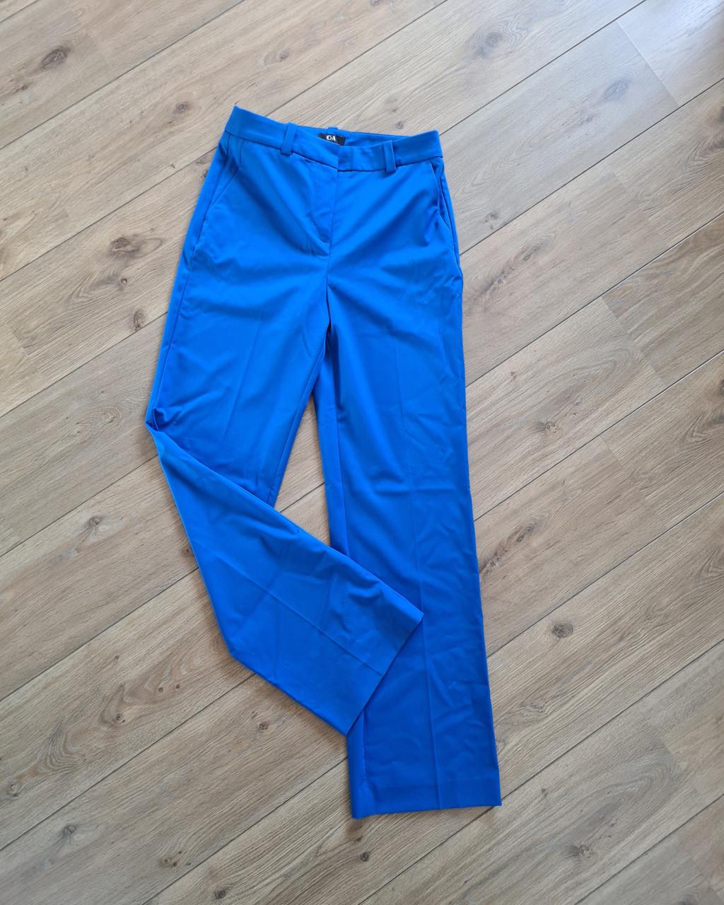 Nieuw ! Kobalt blauwe broek met wijde pijpen Mt 34 / 36
