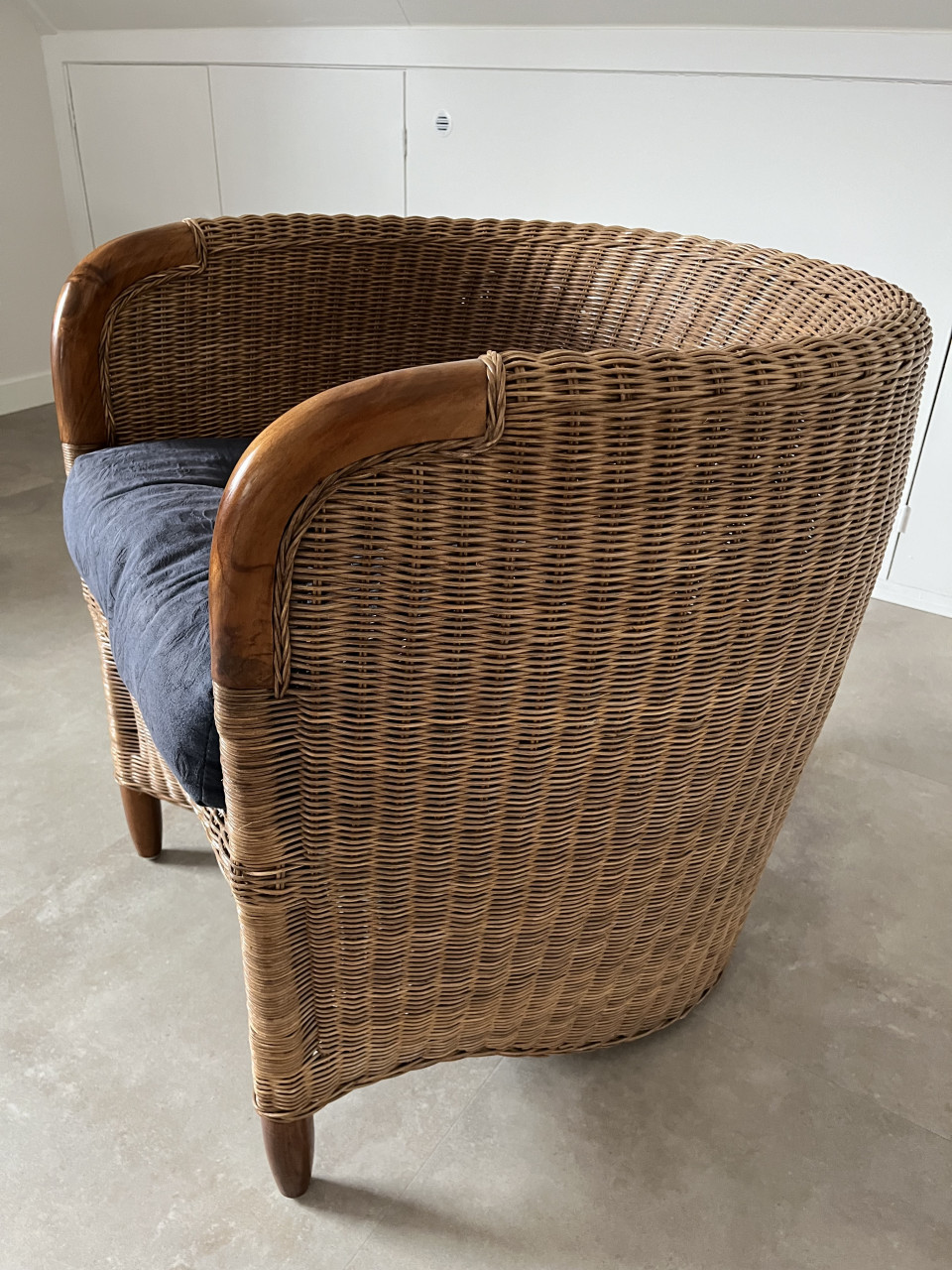 Te koop: Comfortabele Rotan fauteuil van zeer goede kwaliteit