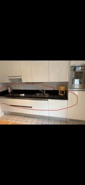 Keukenblad + inductieplaat