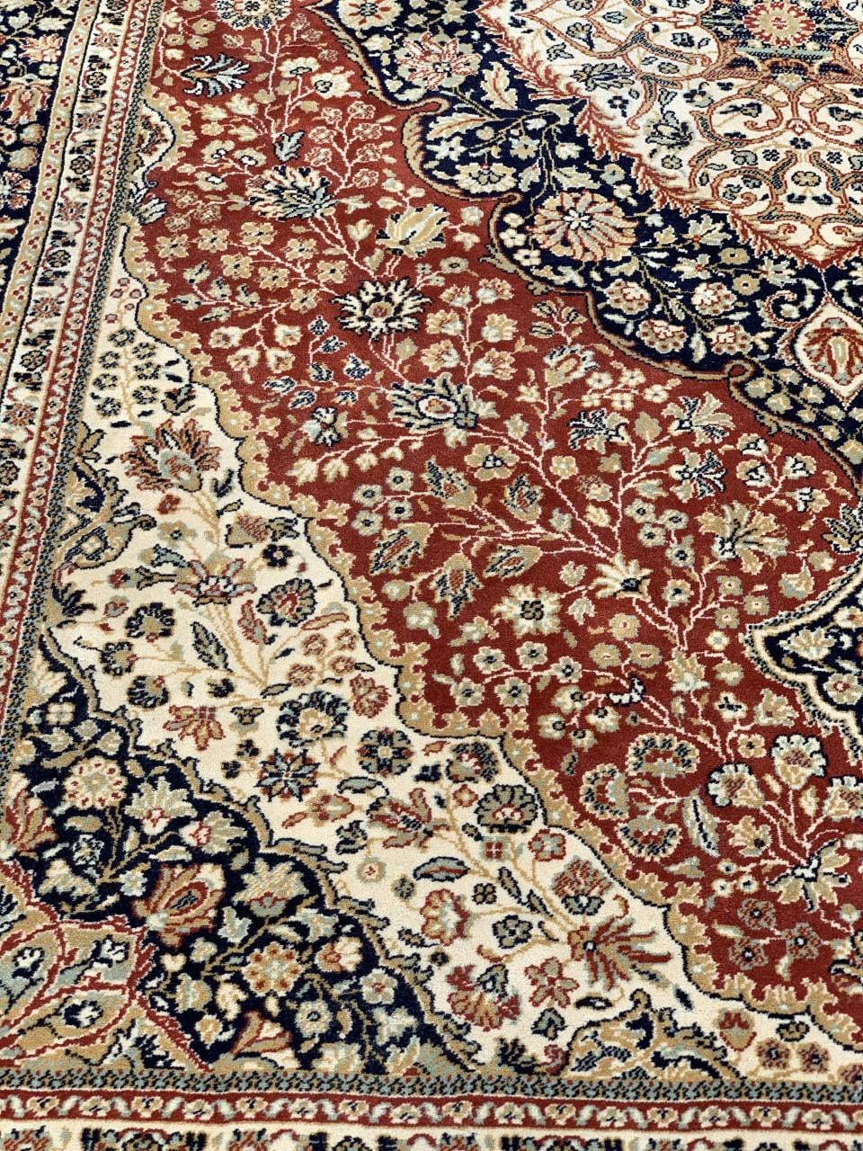 ✨Prachtig Sfeervol Oranje Vintage Vloerkleed Zuiver Scheerwol ✨