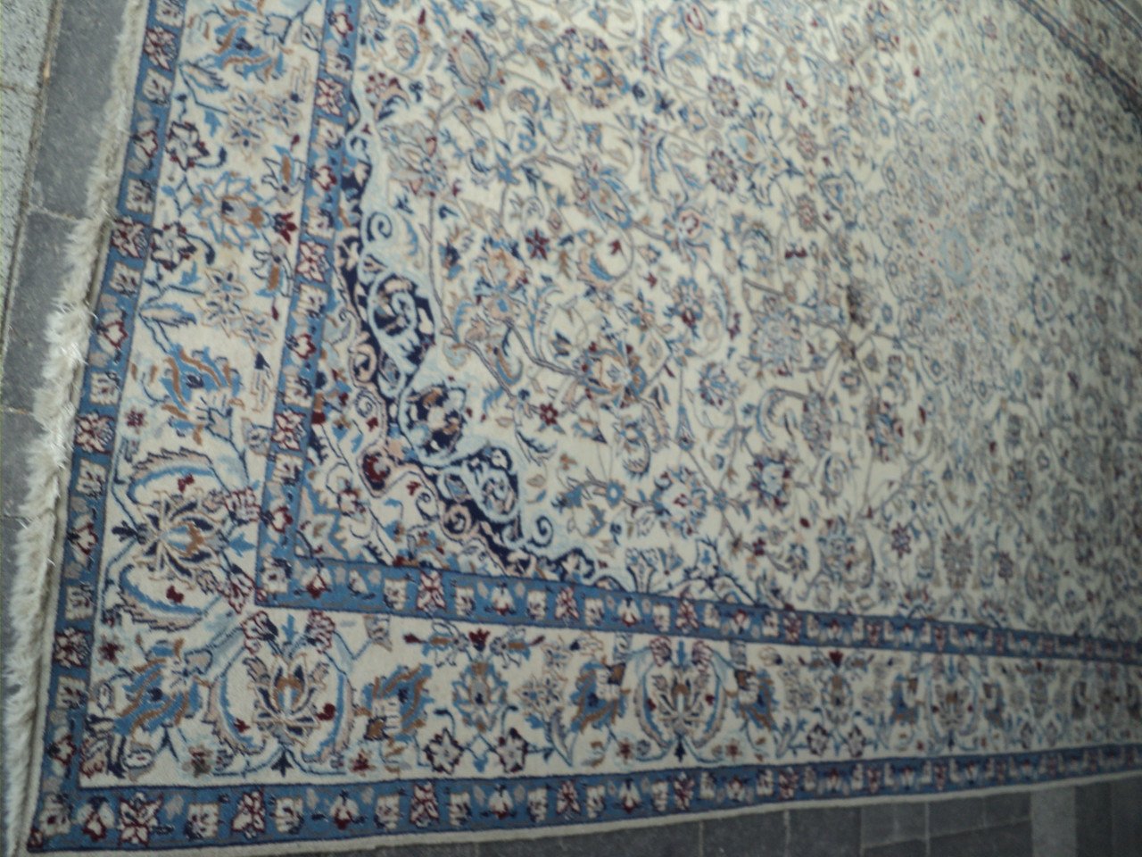 Schitterend ZIJDE PERZICHE handgeknoopt tapijt 335 x 210 cm